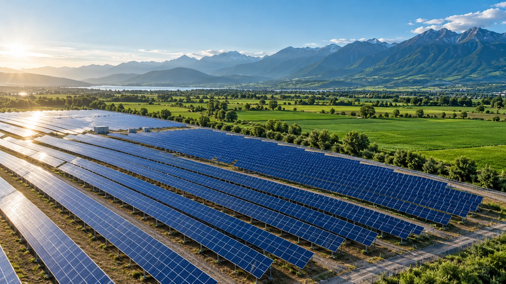 Renewable energy editorial sector imagery